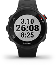 monitor cardíaco de pulso com gps garmin forerunner 45 preto